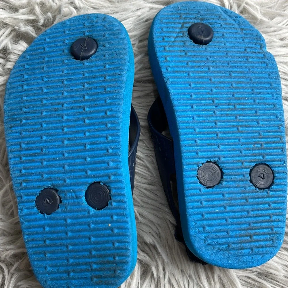 Blue toddler sandals size 7